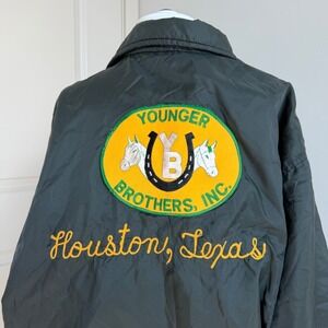 Vintage Texas Barn Jacket with Horse Motif